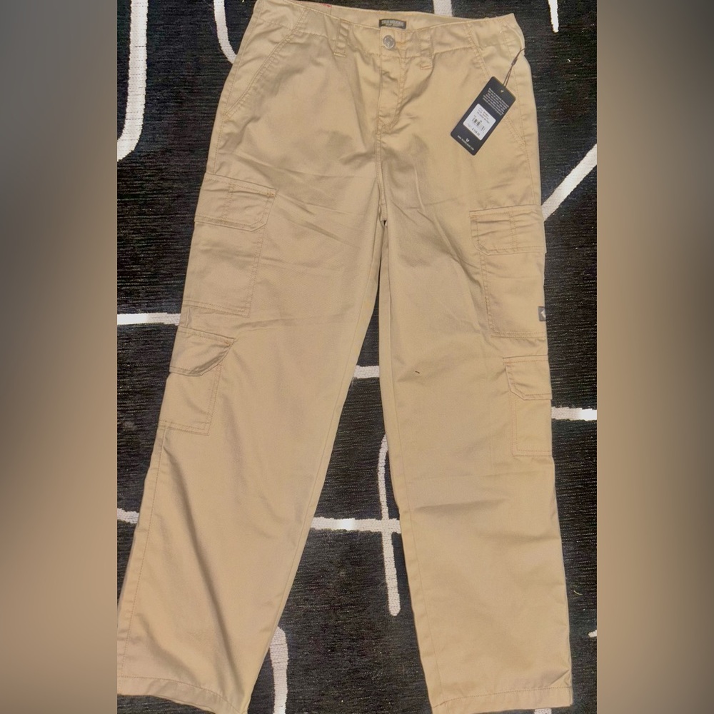 True Religion Tan Cargo Pants